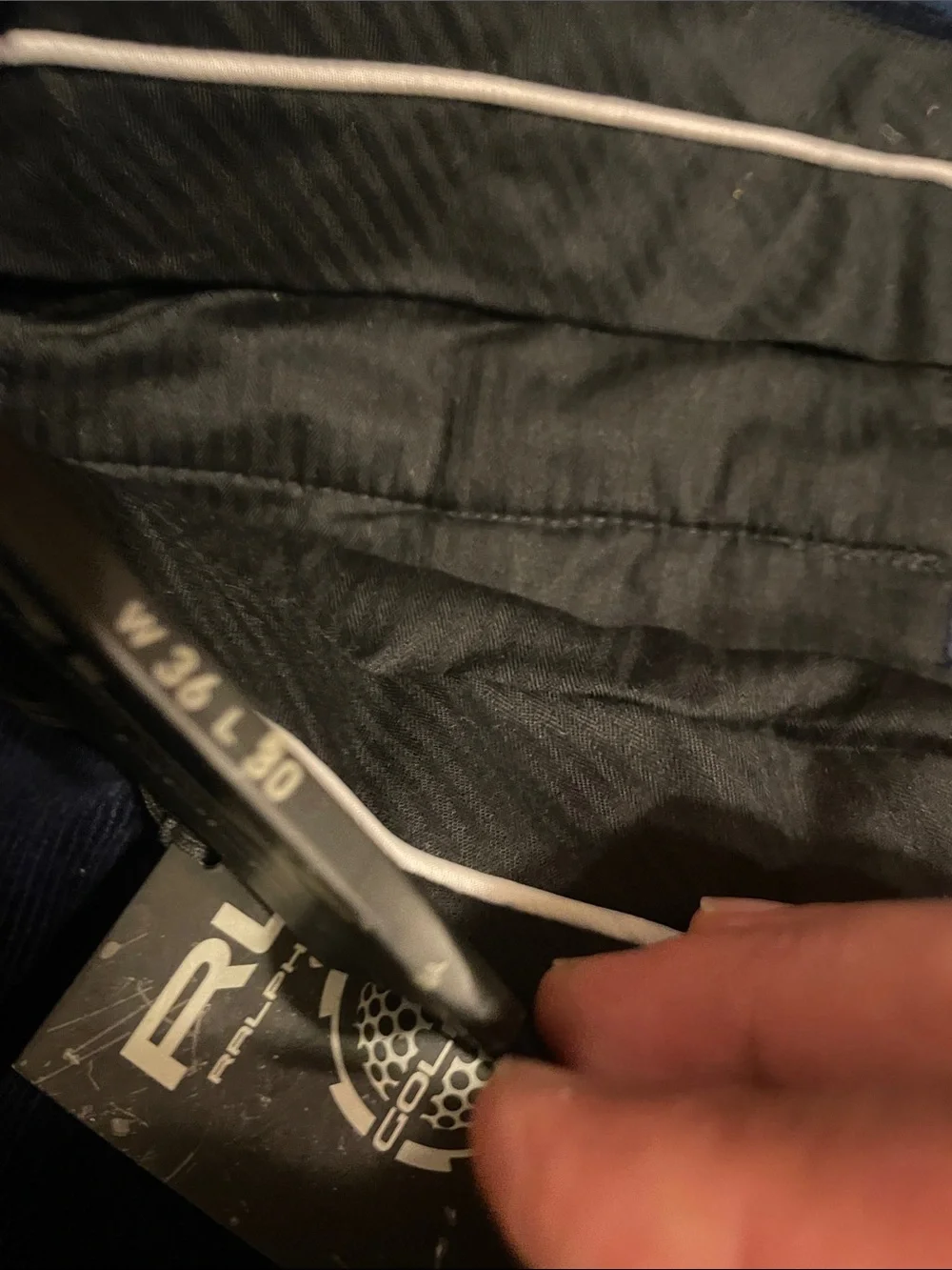 RLX Ralph Lauren Men’s Dark Navy Corduroy Trousers